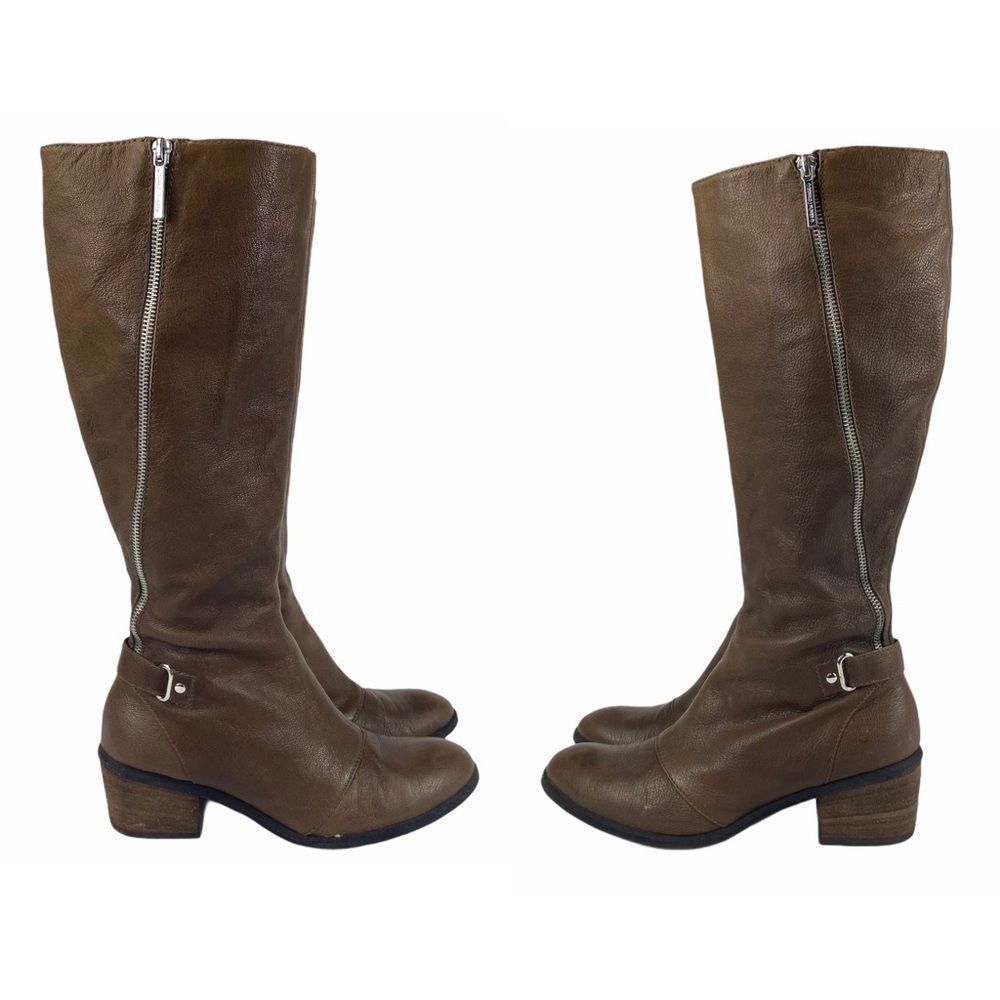 Donald J Pliner Tall pebbled leather 'Dalee' Boot - Picture 12 of 16